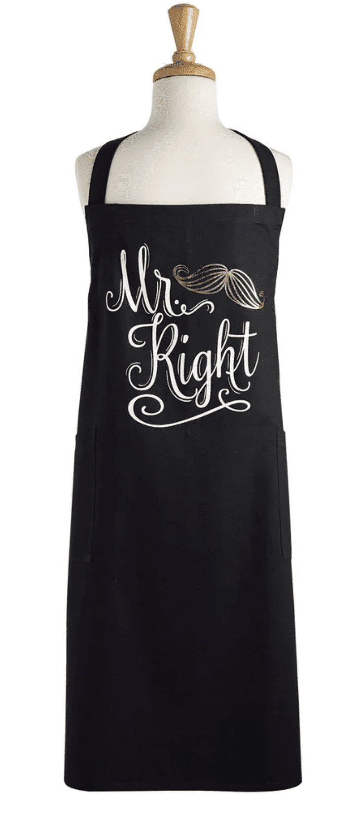 Mr. Right Apron - Ruffled Feather