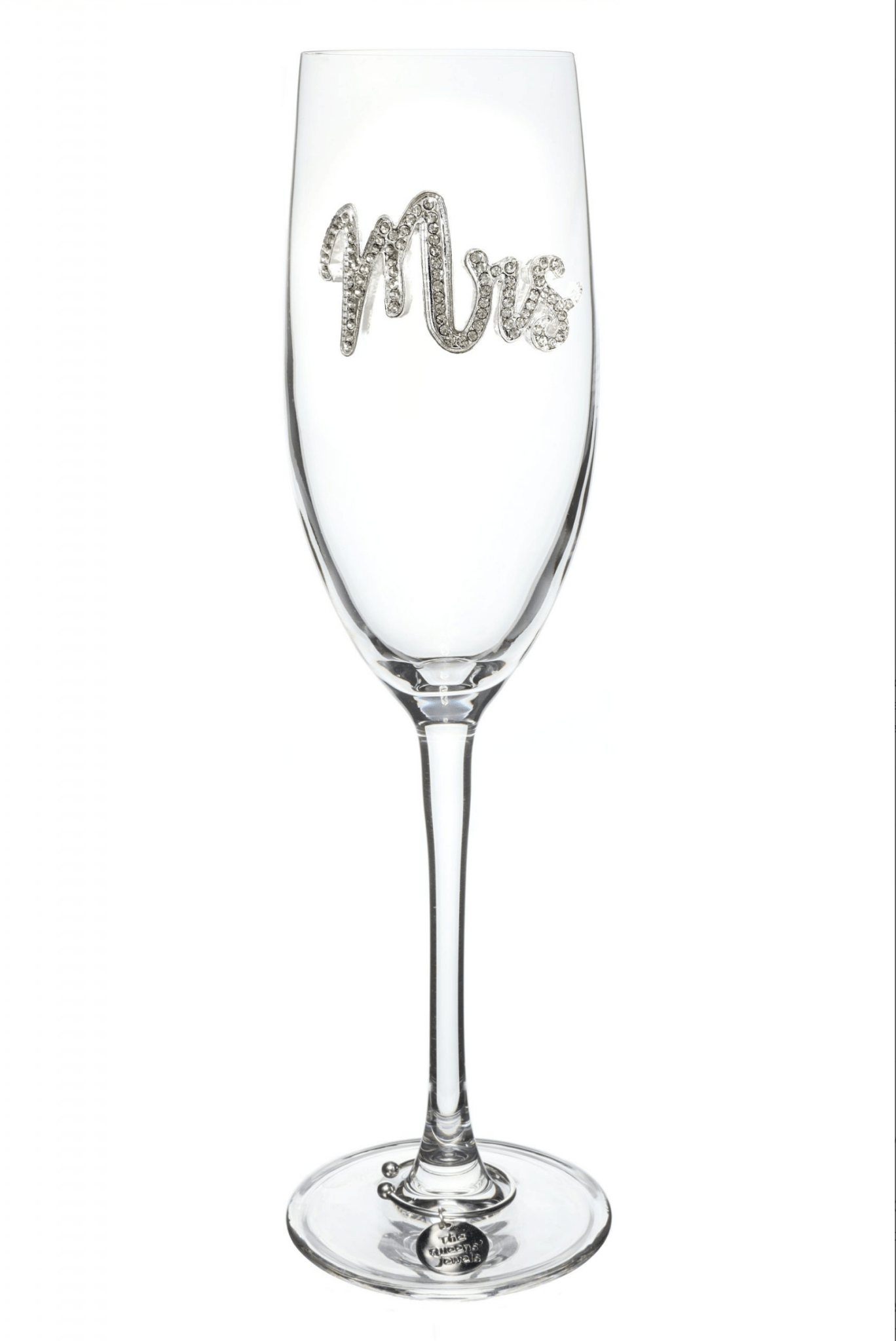 Mrs. Champagne Flute - Ruffled Feather