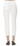 Olivia Pull - on Crop Frayed Jean - White - Ruffled Feather