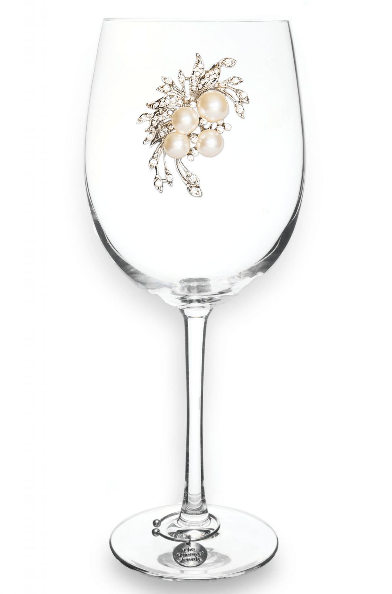 Pearl Bouquet Stemmed Glass - Ruffled Feather