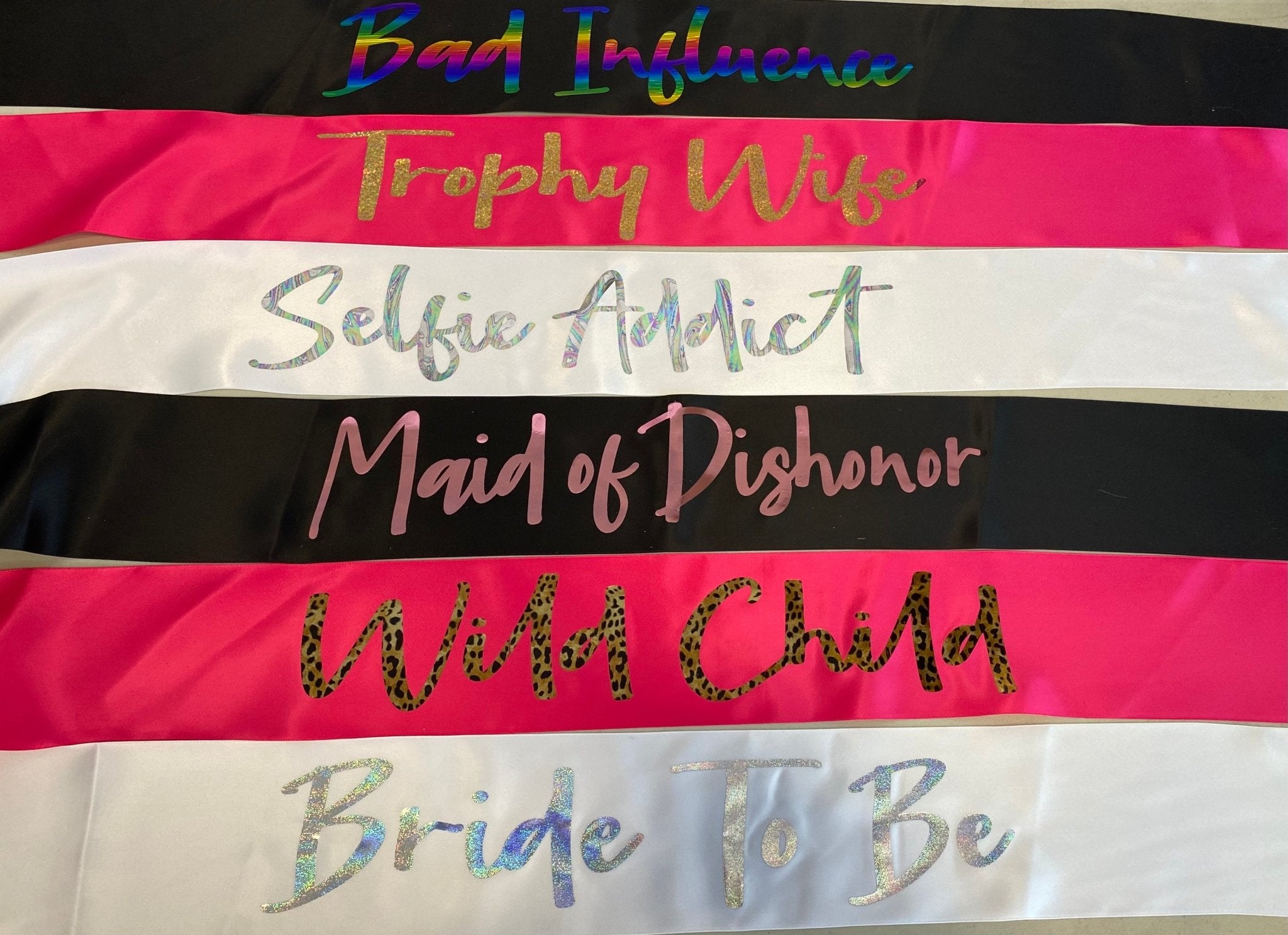 Silly Sashes - Ruffled Feather