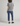 Valentina High Rise Straight Crop Jeans - Ruffled Feather