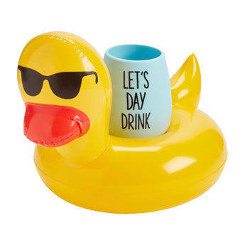 Rubber Duck Drink Float Set