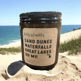 Riley's Candles - Sand Dunes 9oz Candle - Tunnel of Trees