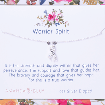 Warrior Spirit Silver Charm Necklace