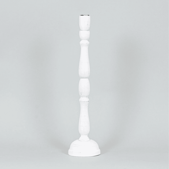 White Wooden Candle Stick