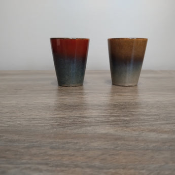 Great Lakes 3.5oz Shot Glass (Rust to Beige or Tan to Beige)