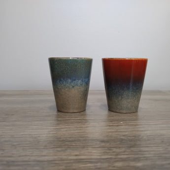 Michigan Roots 3.5 oz Shot Glass ( Rust to Beige or Blue to Tan)