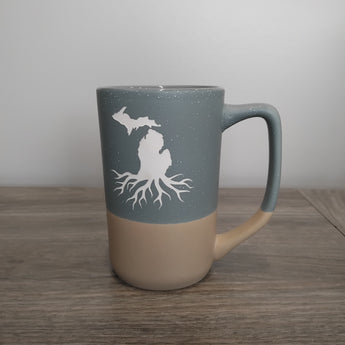 Michigan Roots 16oz Grey to Tan Boulder Mug