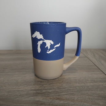 Great Lakes 16oz Blue to Tan Boulder Mug