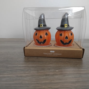 Pumpkin Halloween Tealight Candles