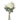 11.5" Soft Green Mixed Foliage &amp; White Hydrangea - Ruffled Feather