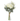 11.5" Soft Green Mixed Foliage &amp; White Hydrangea - Ruffled Feather