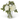 16" Cream Peony &amp; Eucalyptus in Vase w/ Faux Water - Ruffled Feather