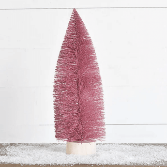 17.3" Pink Glitter Tree - Ruffled Feather