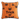 18" Orange Square Beaded TRICK OR TREAT Pillow w/Spiders - Ruffled Feather