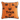 18" Orange Square Beaded TRICK OR TREAT Pillow w/Spiders - Ruffled Feather