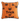 18" Orange Square Beaded TRICK OR TREAT Pillow w/Spiders - Ruffled Feather