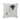 18" White Halloween Pillow w/Embroidered Spiders & Web - Ruffled Feather