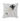 18" White Halloween Pillow w/Embroidered Spiders & Web - Ruffled Feather