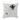 18" White Halloween Pillow w/Embroidered Spiders & Web - Ruffled Feather