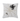 18" White Halloween Pillow w/Embroidered Spiders & Web - Ruffled Feather