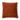24 Inch Rust Orange Vegan Fur Pillow