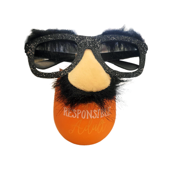 CLEARANCE Disguise Halloween Wine Glass Set