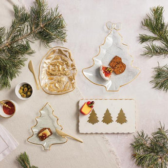 Gold Tree Marble Cheese Board