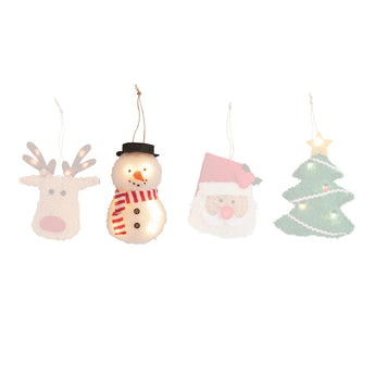 Christmas Light-Up Plush Ornaments