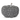 5" Black Pumpkin with Rhinestones - Ruffled Feather