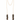 Coco+Carmen Gilda Lariat Necklace- Black/Mauve