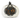 7.75" White & Black LED Pumpkin w/Filigree & Skull Cutout - Ruffled Feather