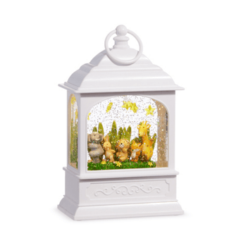 8.5" Children's Animal Friends Animated Lighted Water Lantern - Ruffled Feather