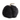 9" Black Eyelash Fringe Fabric Pumpkin - Ruffled Feather