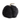 9" Black Eyelash Fringe Fabric Pumpkin - Ruffled Feather