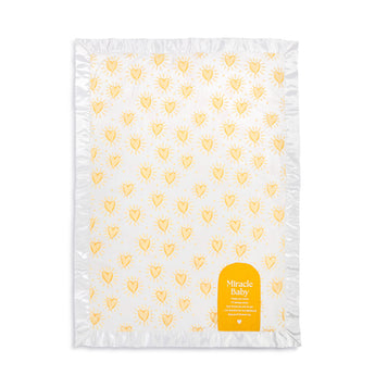 Miracle Baby Sunshine Hearts Blanket - 30x40in