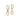 Whispers-Gold Links Hoop