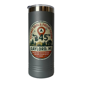 Halfway Cool & Full of Charm 22oz Tumbler – Gaylord, MI