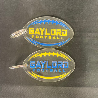 Gaylord Football Keychain