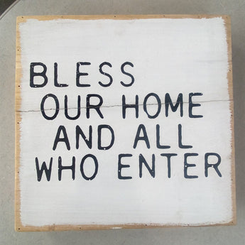 CLEARANCE - Bless Our Home Plaque