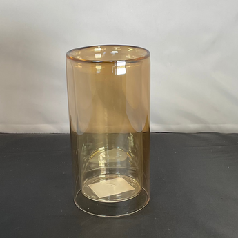 Small Double Layer Glass Jar