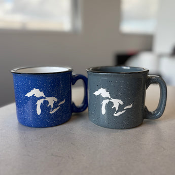 Great Lakes 15 oz Campfire Mug (Cobalt or Aqua)