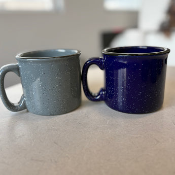 Michigan Roots 15 oz Campfire Mug ( Cobalt or Aqua)