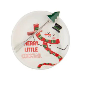 "Merry Little Cocktail" Holiday Tapas Plates