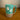 Paw Print 16oz Teal to Tan Boulder Mug