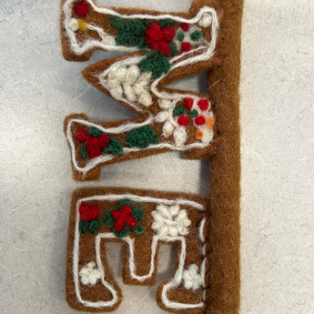 Felt Merry Christmas Garland