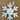 Whitewashed Double Sided Wood Snowflake
