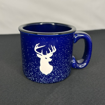 Buck 15oz Campfire Mugs ( Dark Blue or Grey)