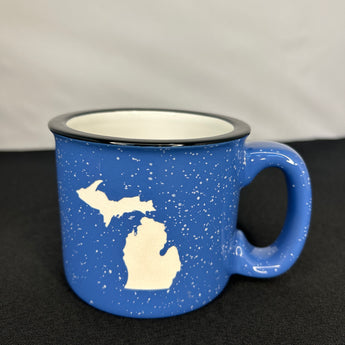 Michigan 15 oz Campfire Mug ( Red or Ocean)